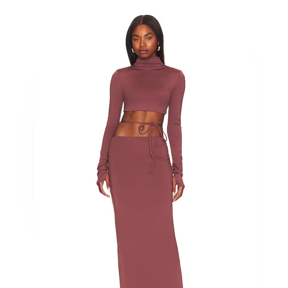 Julia crop top and Julia maxi skirt